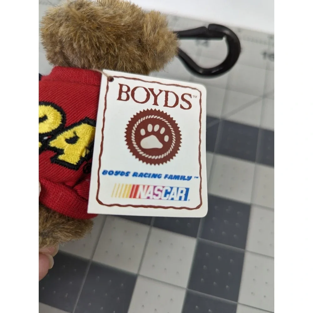 Boyds Bears Nascar Jeff Gordon Mini Plush‎ Clip On 4 Inch Stuffed Animal Toy